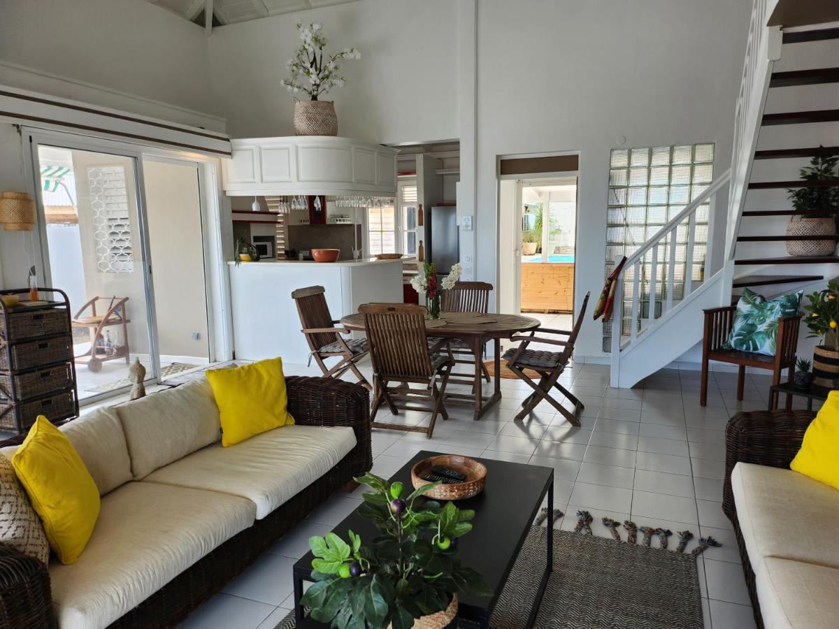 Villa 6-10 Pers, Vue Mer, Piscine Privee, Plage A Pieds Le Gosier  Εξωτερικό φωτογραφία